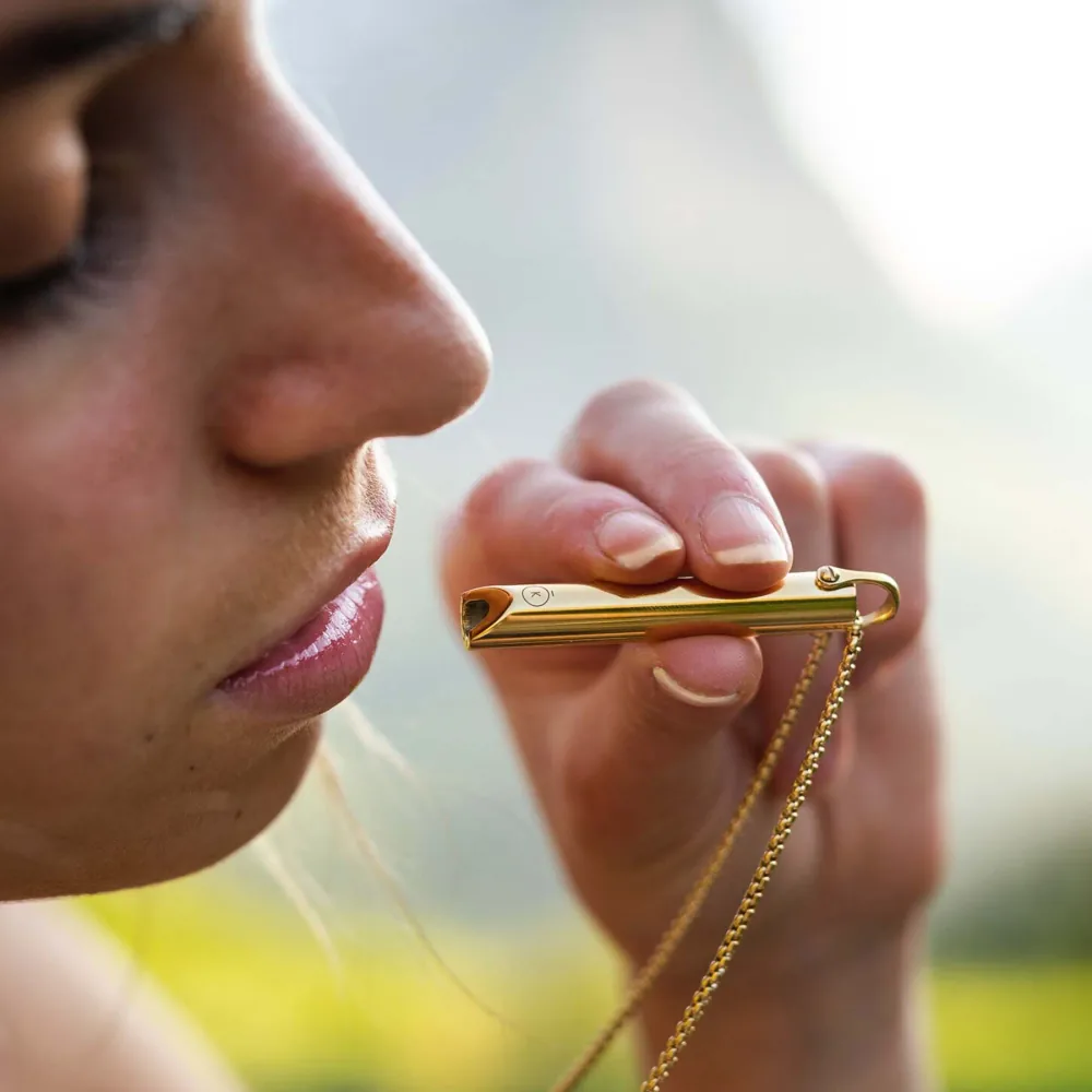 Komuso Shift breathing tool pendant.